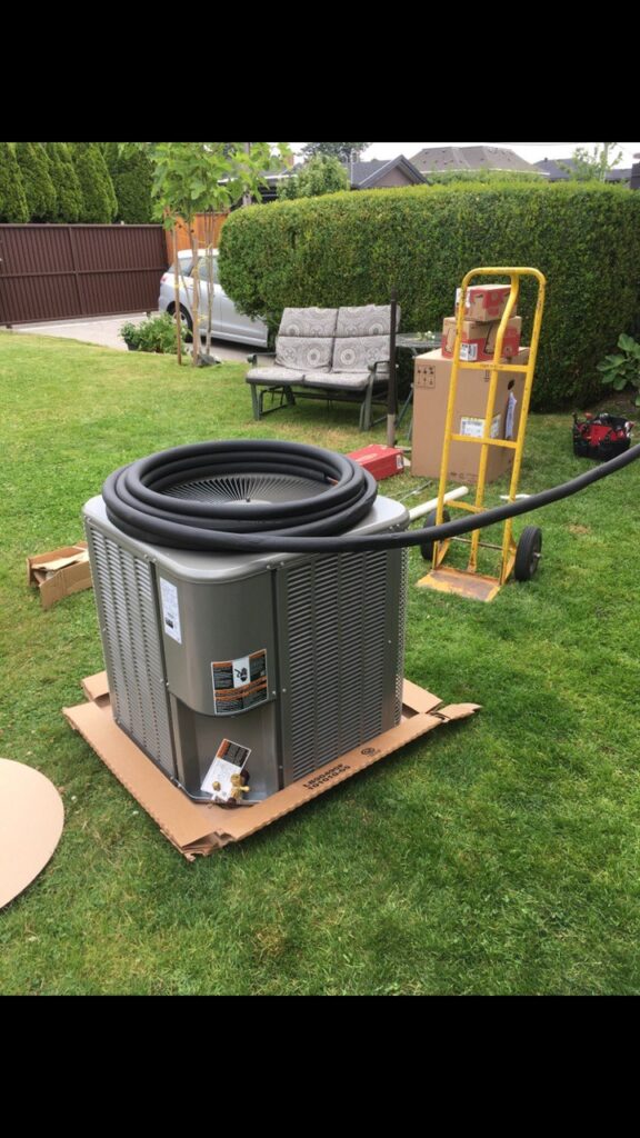 Heat pump installation