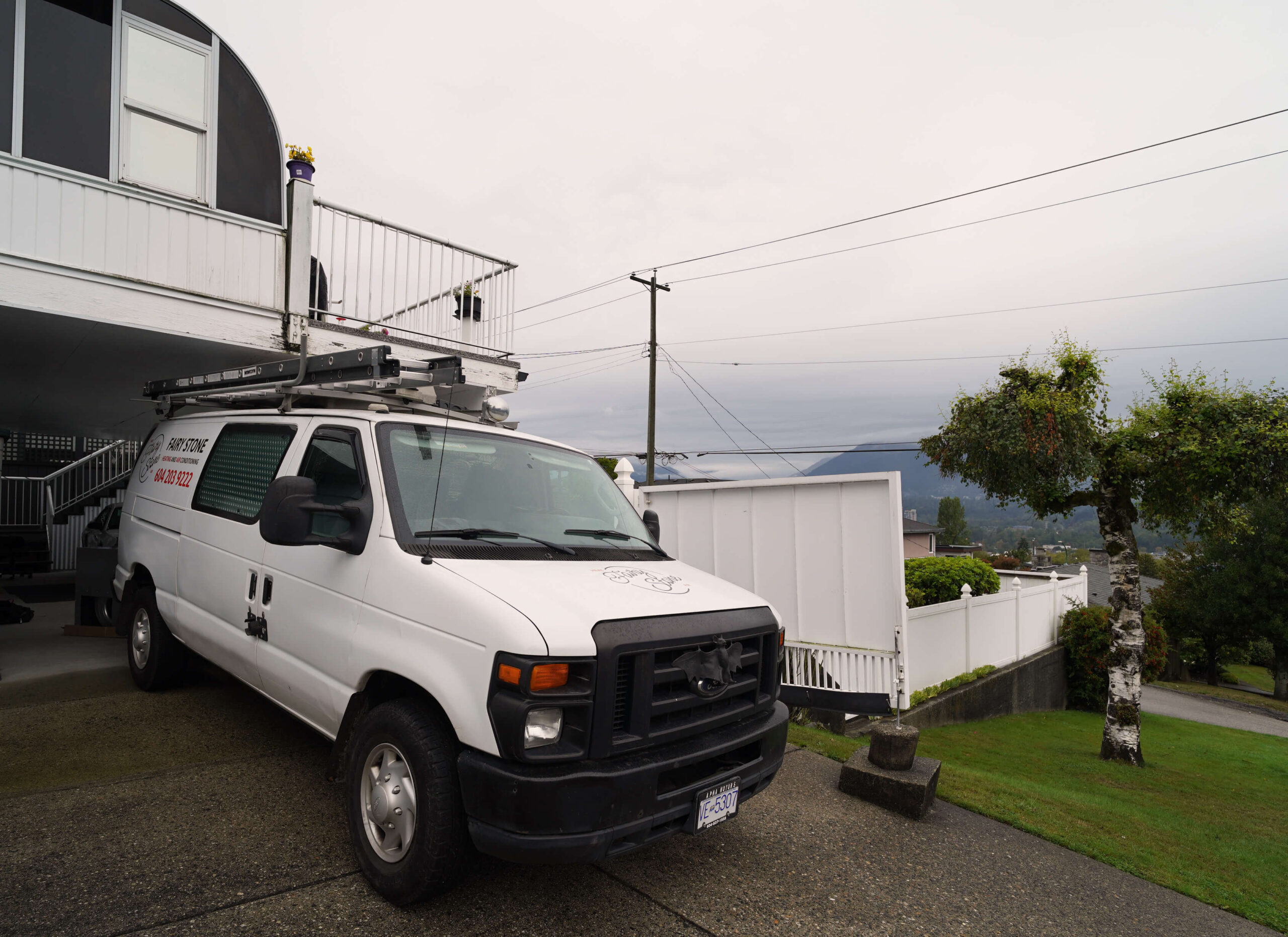 High efficiency furnace installation in Burnaby